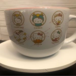 NEW SANRIO HELLO KITTY ASTROLOGY SIGNS BOWL MUG 24 oz